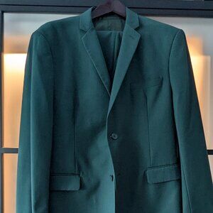 Men's 3 Piece Tailored Suit- Green